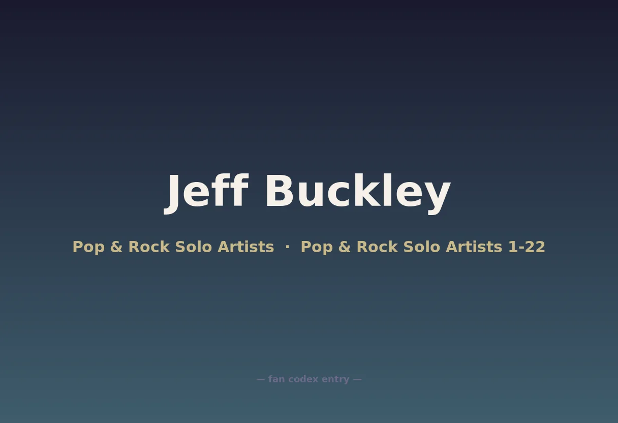 Jeff Buckley