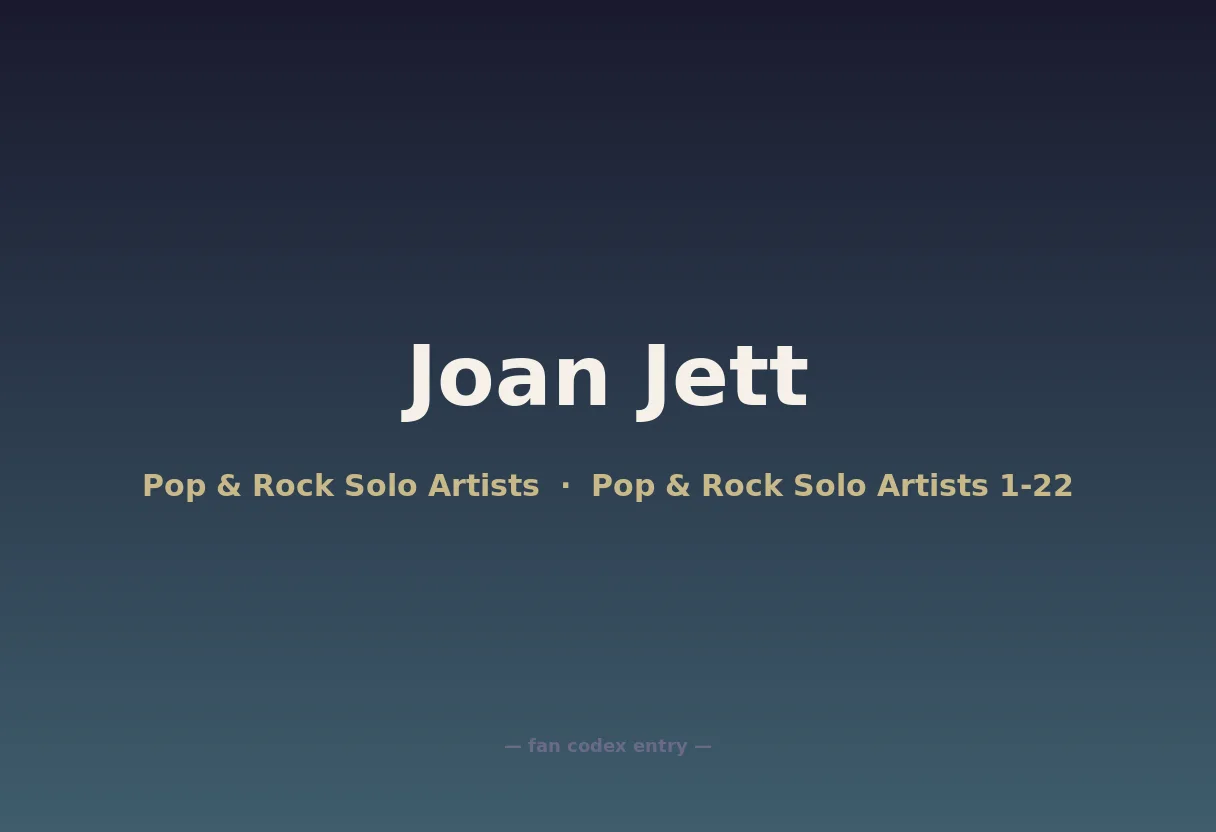 Joan Jett