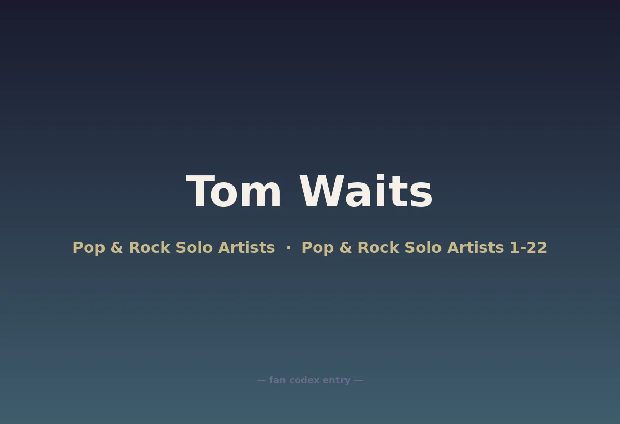 Tom Waits